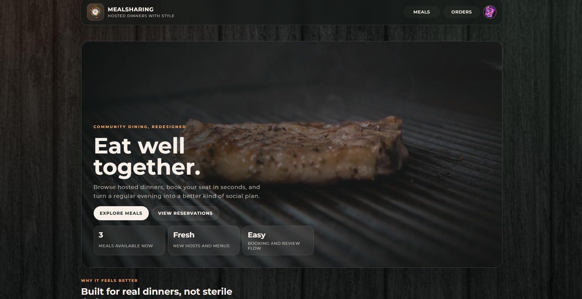 Meal-Sharing App
